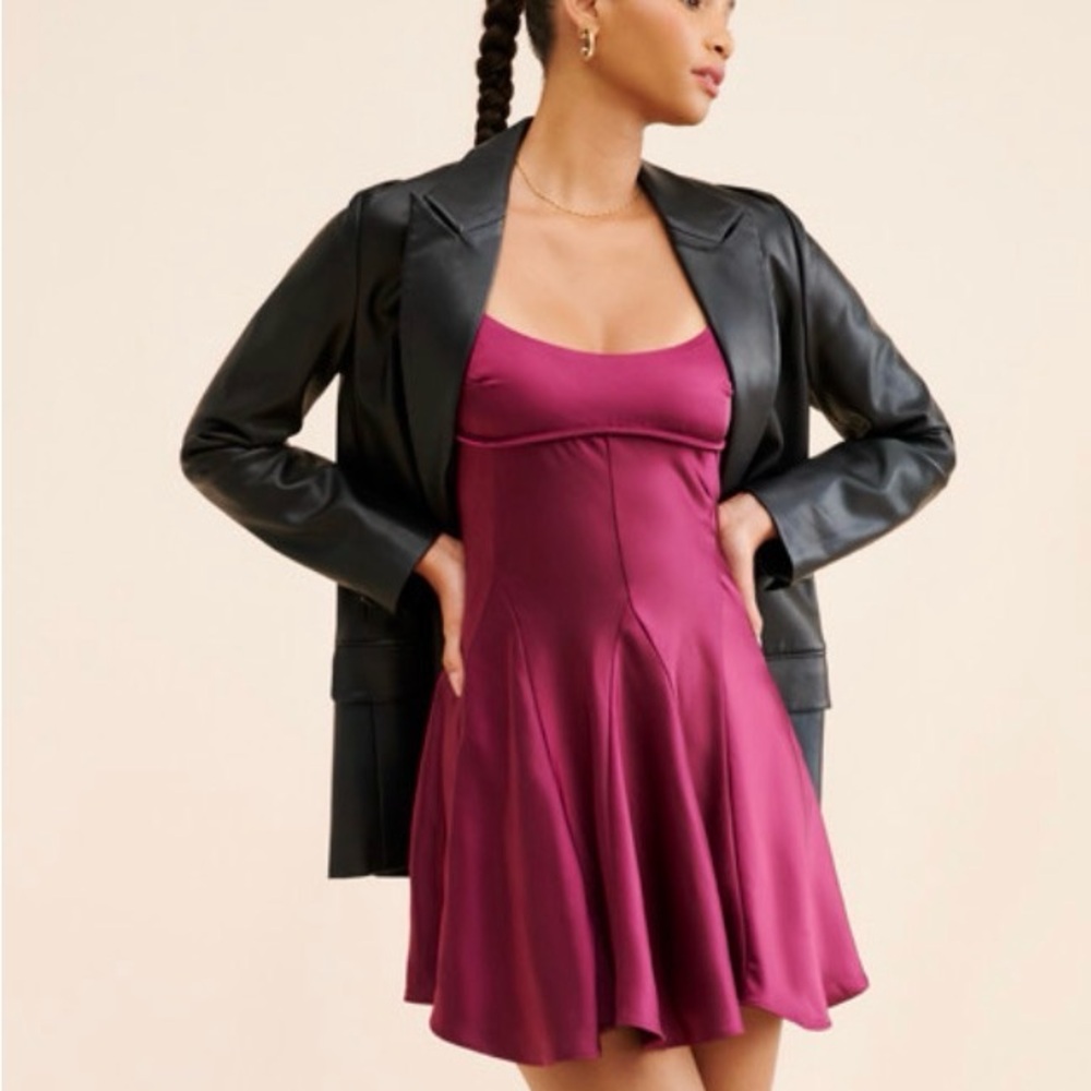 Free People Florence Sun dress Burgundy.